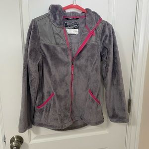 The North Face gray fleece jacket
